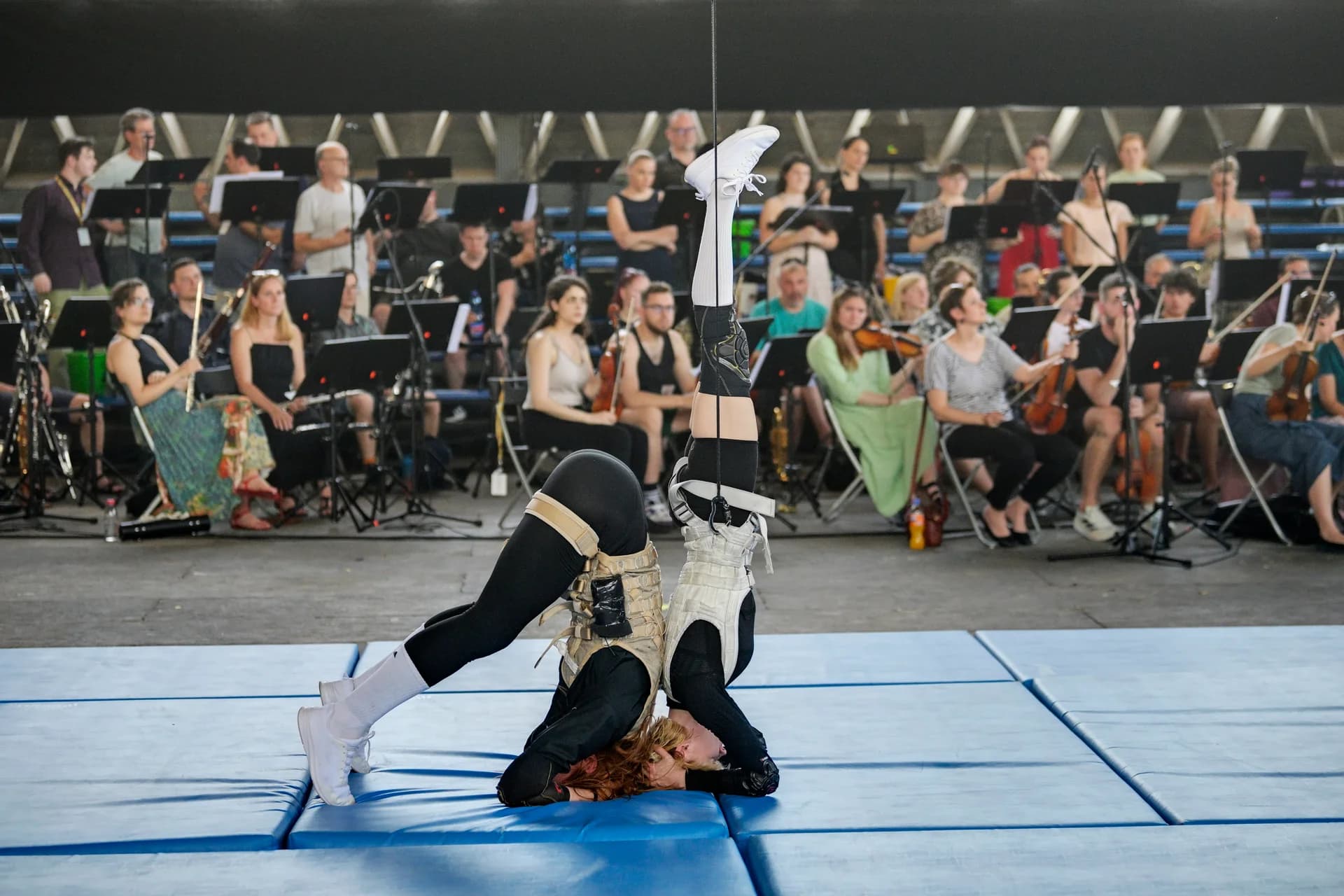 IMPACT at NODO Ostrava 2024 — detail of live electronics and sound design during performance.
